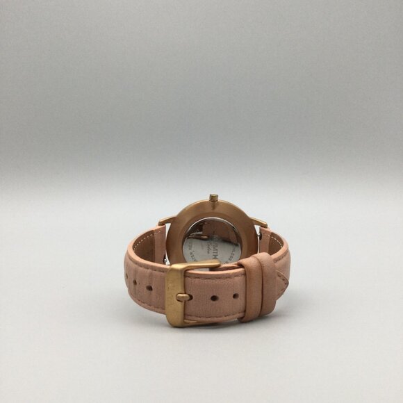 MVMT Rodeo Boulevard Watch Women 38mm Rose Gold Tone Leather Band New Battery main image 13